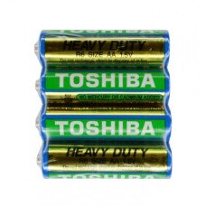 Батарейка сольова Toshiba R6, AA, 1,5V, 4шт/уп