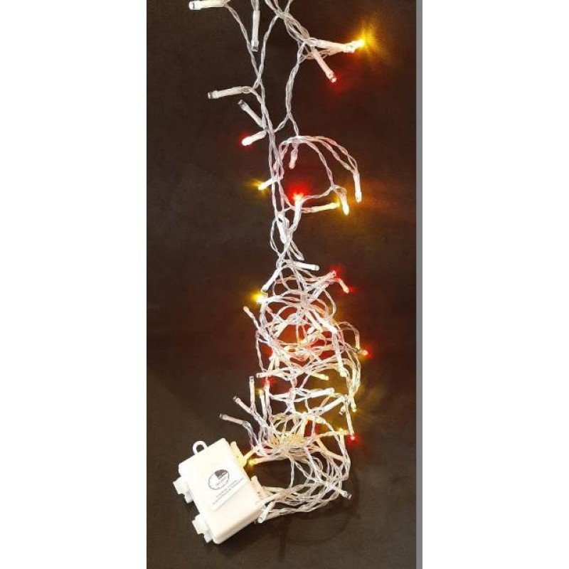 Гірлянда на батарейках різнокольорова, 8 режимів, 10м