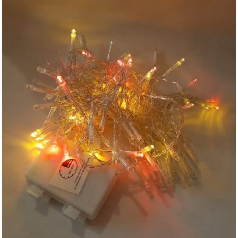 Гірлянда на батарейках різнокольорова, 8 режимів, 10м