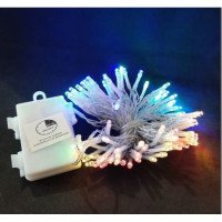 Гірлянда на батарейках різнокольорова, 8 режимів, 10м