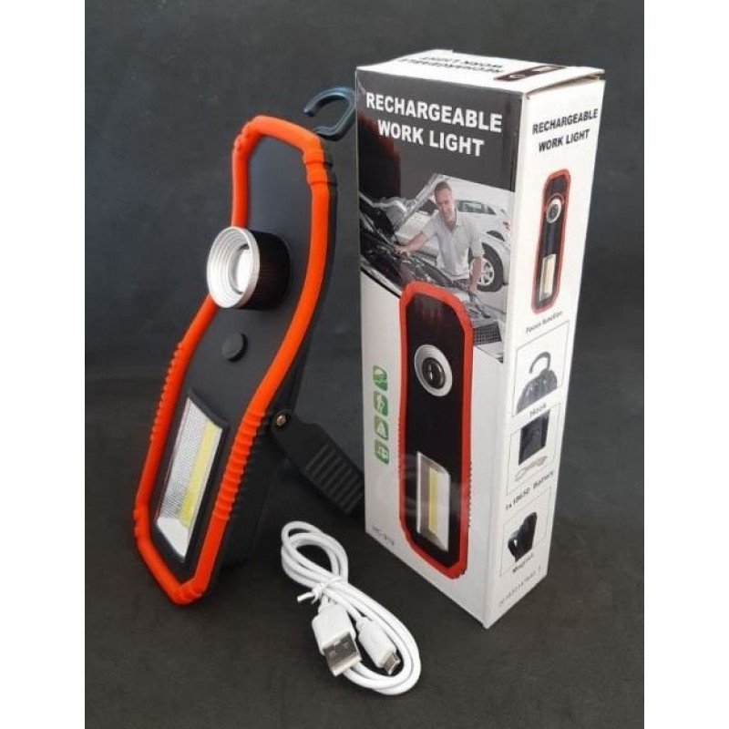 Ліхтар HC-919 акумуляторний з магнітом та з гачком