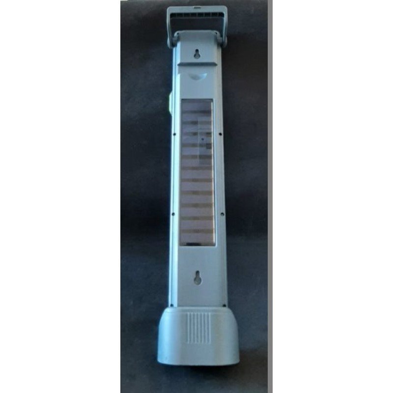 Ліхтар HEL-6855T акумуляторний з підставкою та сонячною панеллю, 5 режимів