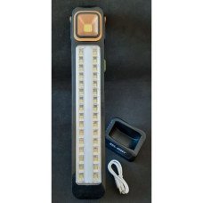 Ліхтар HEL-6866T акумуляторний з підставкою та сонячною панеллю, 5 режимів