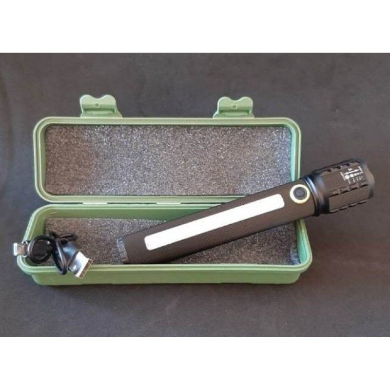 Ліхтар ручний X-Balog BL-C63 акумуляторний, 3 режими, Zоом