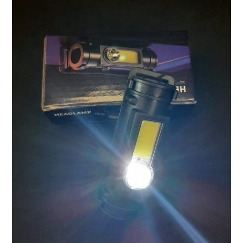 Ліхтар налобний HP-211 акумуляторний, 2 режими + магніт