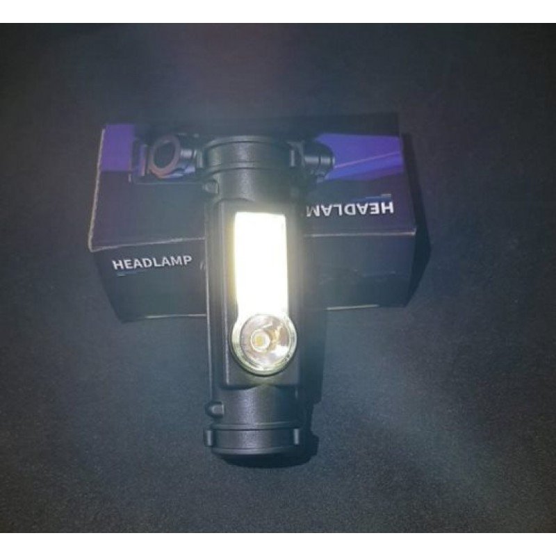 Ліхтар налобний HP-211 акумуляторний, 2 режими + магніт