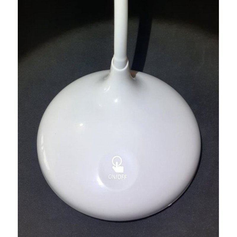 Настільна лампа KS-8003 з акумулятором, біла