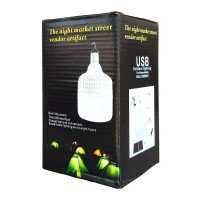 Лампа для кемпінгу акумуляторна, 30Вт з USB зарядкою та гачком