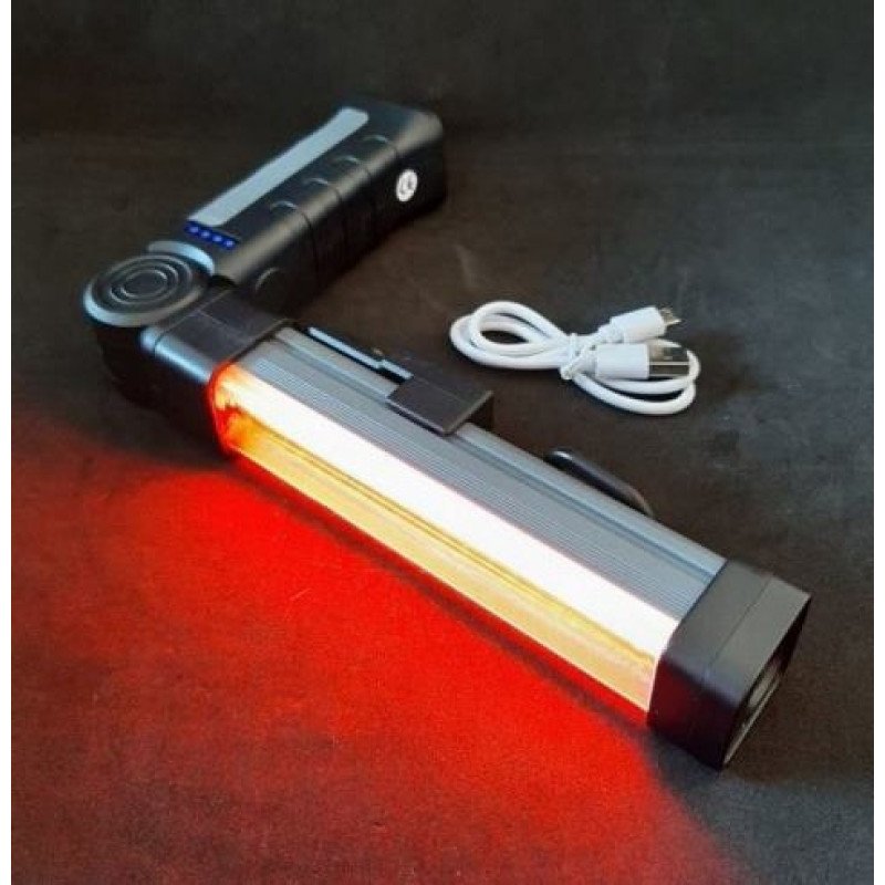 Ліхтар поворотний акумуляторний на магніті з гачком Multifunctional Working light