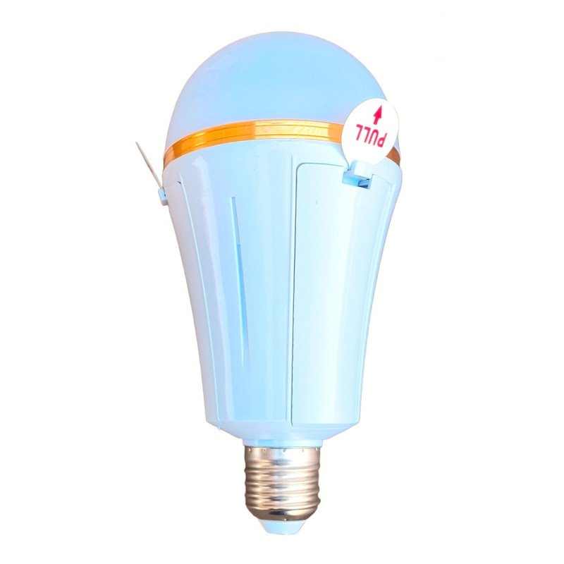 Лампочка FA-6933 з трьома акумуляторами 18650 в патрон E27