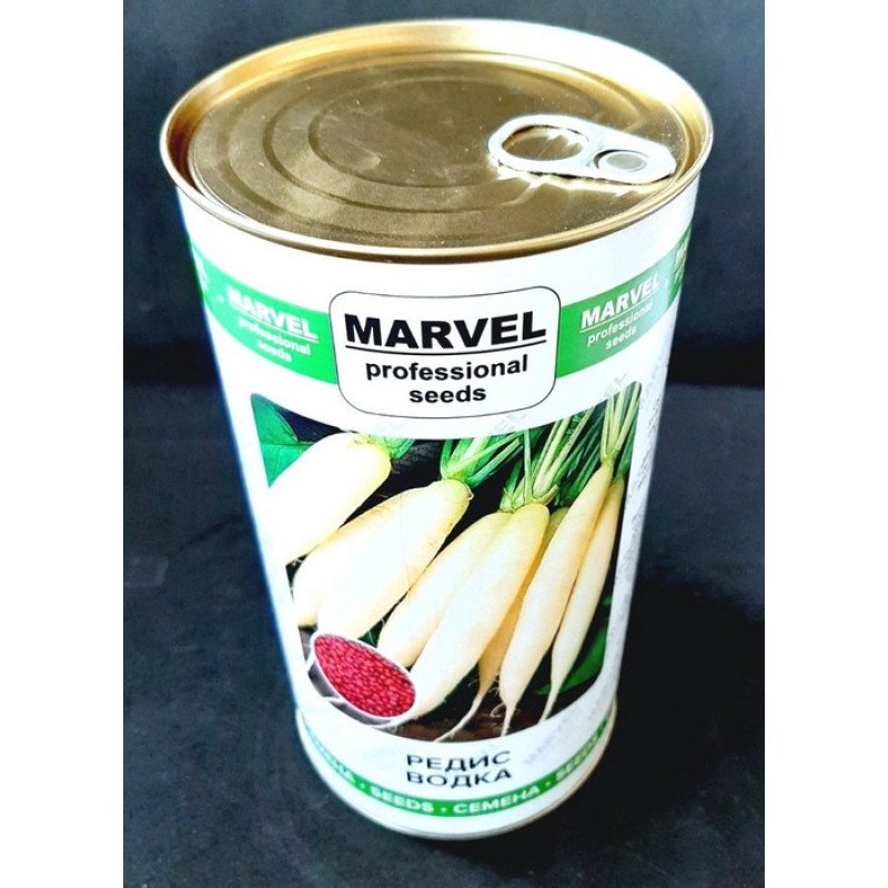 Насіння редису Горілка, Польща, Marvel, банка 500г