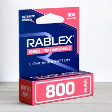 Акумулятор Rablex 18650 Li-ion, 800mAh, 3,7V