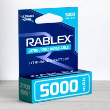 Акумулятор Rablex 21700 Li-ion, 5000mAh, 3,7V