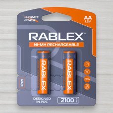 Акумулятор Rablex AA HR6 Ni-MH, 2100mAh, 1,2V, 2шт/уп