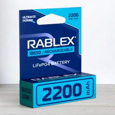 Акумулятор під пайку Rablex 18650 Li-ion LiFePO4. 2200mah, 3,2V