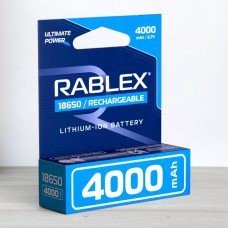 Акумулятор з захистом Rablex 18650 Li-ion. 4000mah, 3,7V