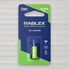 Батарейка лужна Rablex Super Power alkaline 4LR44, 6V