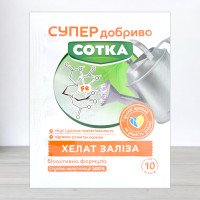 Добриво кристалічне Сотка 20г, хелат заліза
