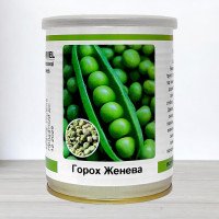 Насіння гороху цукрового Женева, Польща, Marvel, банка 100г
