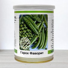 Семена гороху цукрового Фаворит, Украина, Marvel, банка 100г