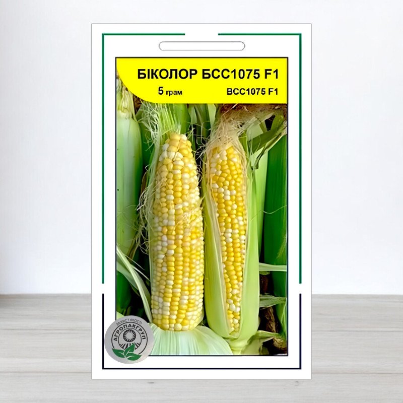 Насіння кукурудзи цукрової Біколор БСС1075 F1, АПГ Syngenta Seeds BV, Нідерланди, 5г