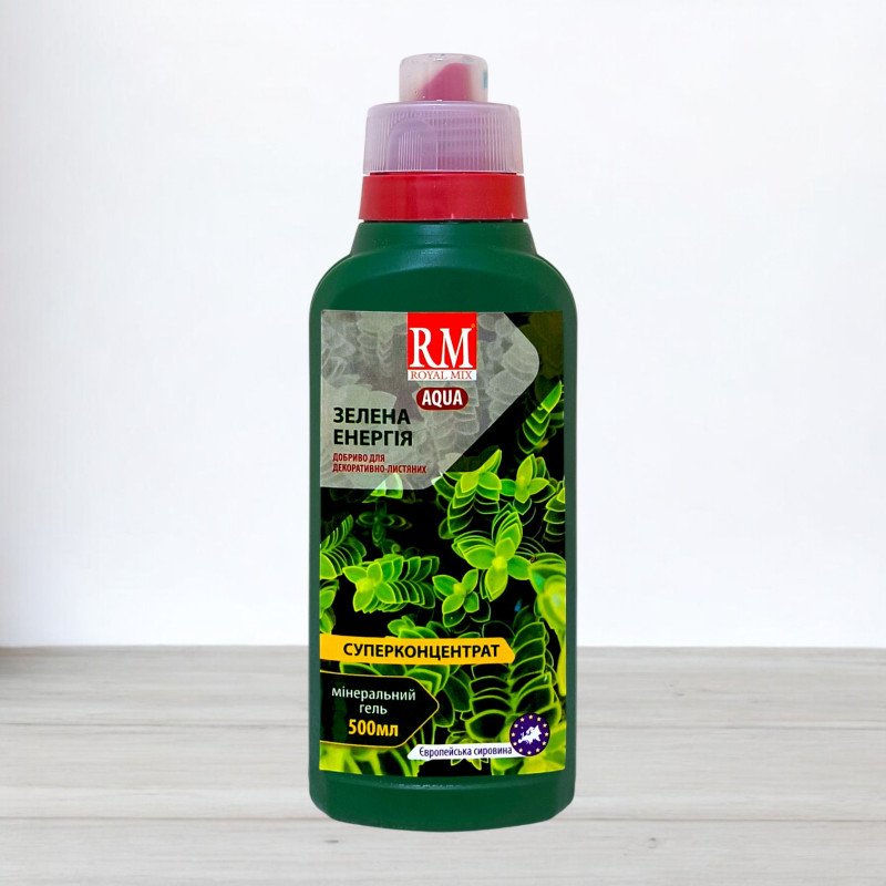 Мінеральне добриво гель-концентрат Royal Mix Aqua NPK 7-5-6, 500мл, зелена енергія