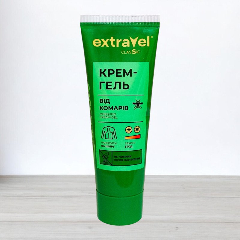 Крем-гель від комарів Extravel Classic, 60мл
