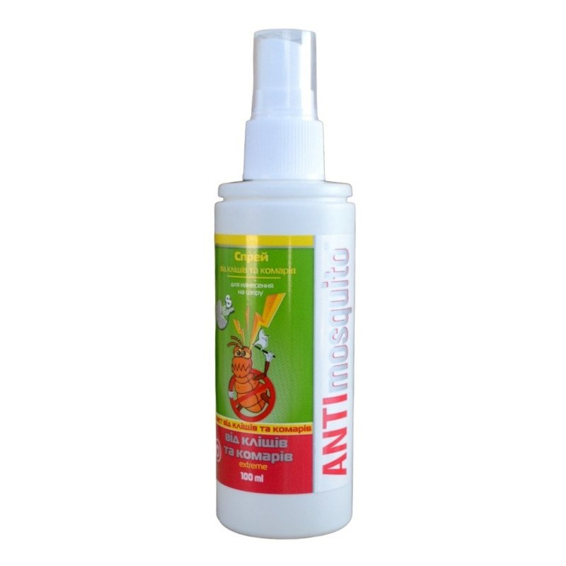 Спрей від кліщів та комарів Anti Mosquito Extreme, 100мл