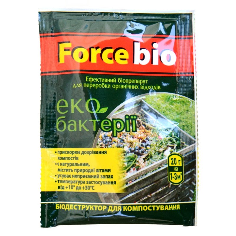Біодеструктор для компостування Force Вio, 20г