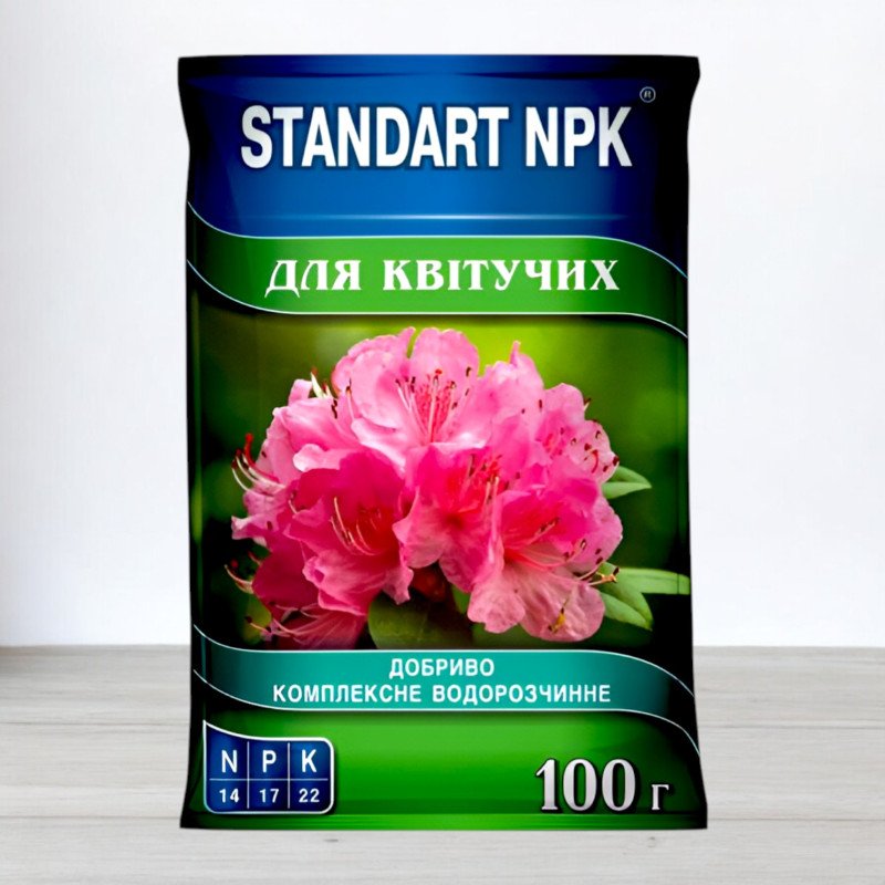 Добриво Standart NPK, 100г, для квітучих рослин