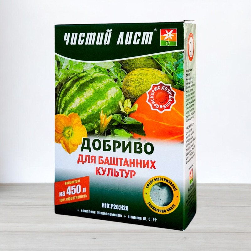 Добриво кристалічне Чистий Лист, 0,3кг, для баштанних