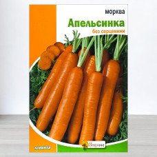 Насіння моркви Апельсинка, Яскрава, 20г