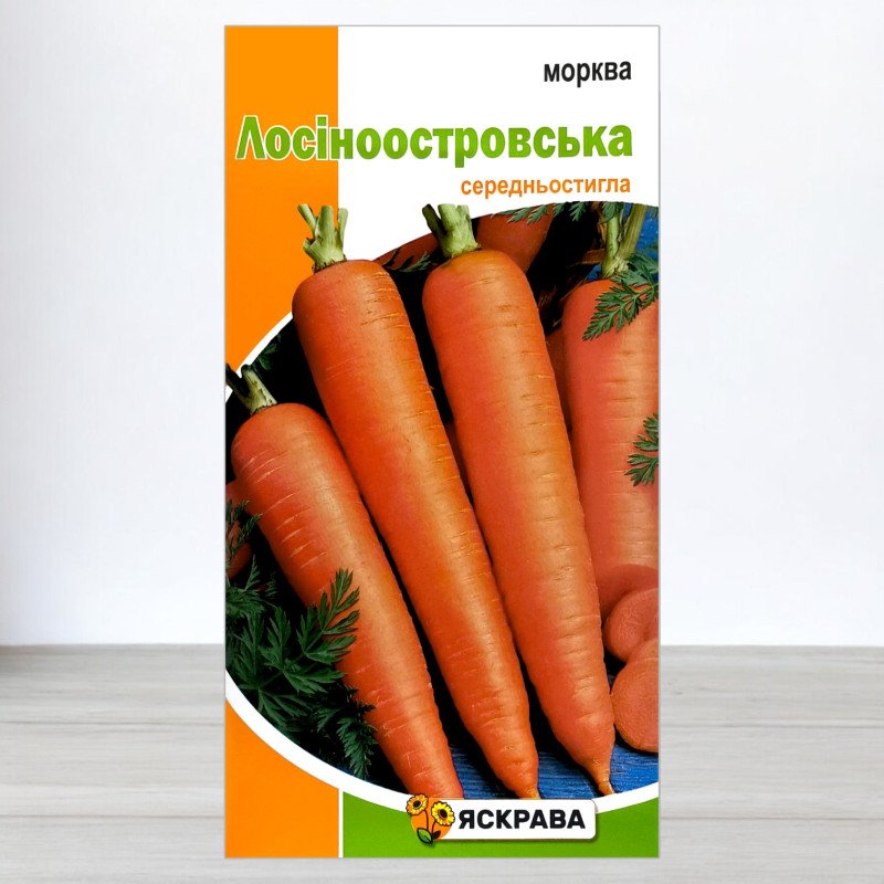 Насіння моркви Лосiноостровська, Яскрава, 3г