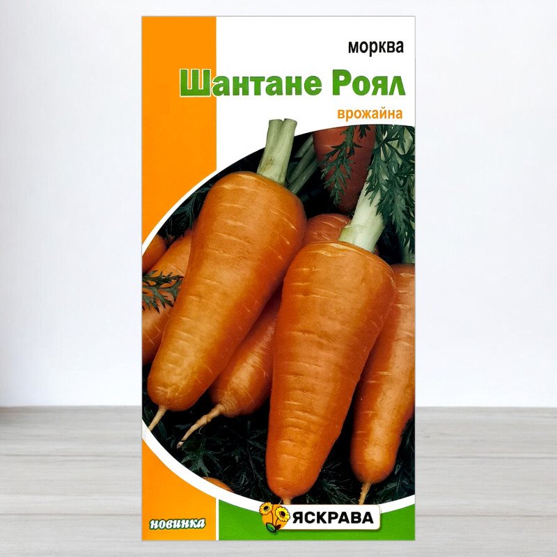 Насіння моркви Шантане Роял Королівська, Яскрава, 3г