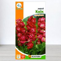 Насіння левкою Квік Червоний, Яскрава, 0,1г