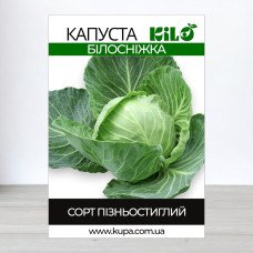 Насіння капусти Білосніжка, 100г