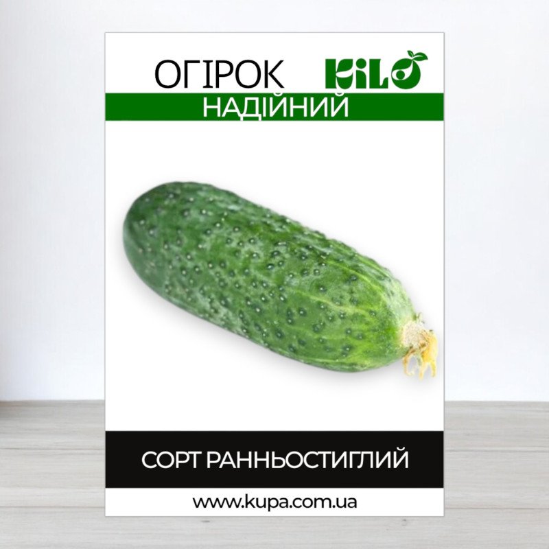 Насіння огірка бджолозапильного Надійний, 100г