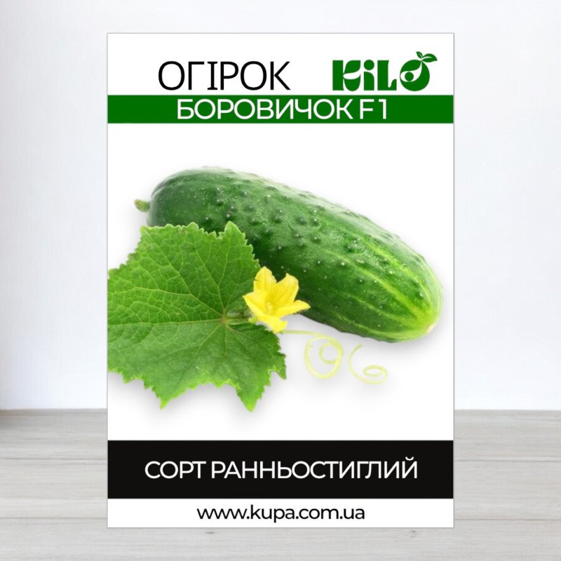 Насіння огірка бджолозапильного Боровичок F1, 0,5кг