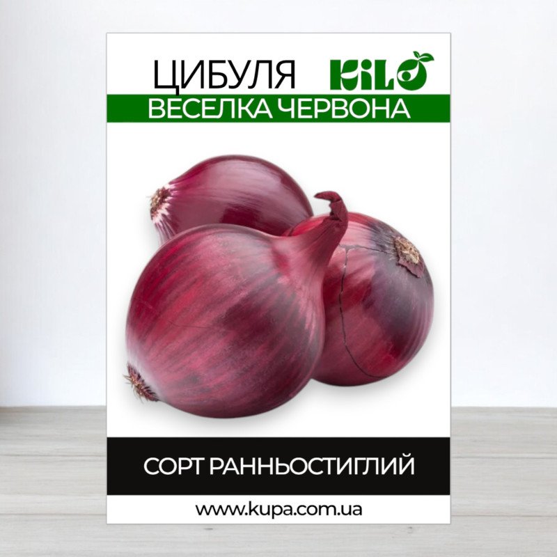 Насіння цибулі червоної Веселка, 0,5кг