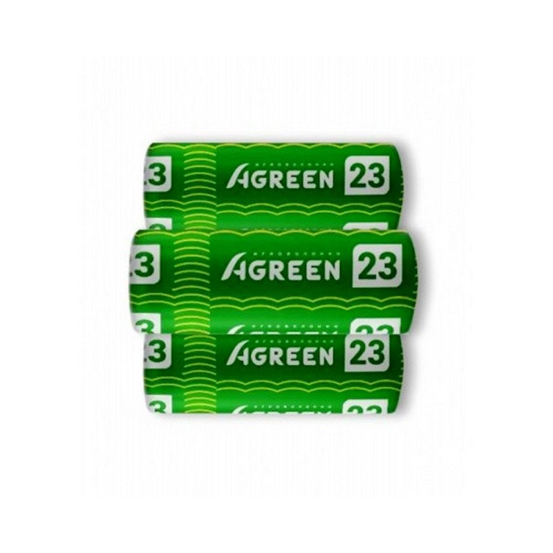 Агроволокно біле Agreen, рулон, щільність 23г/м.кв, ширина 3,2м, довжина 25м