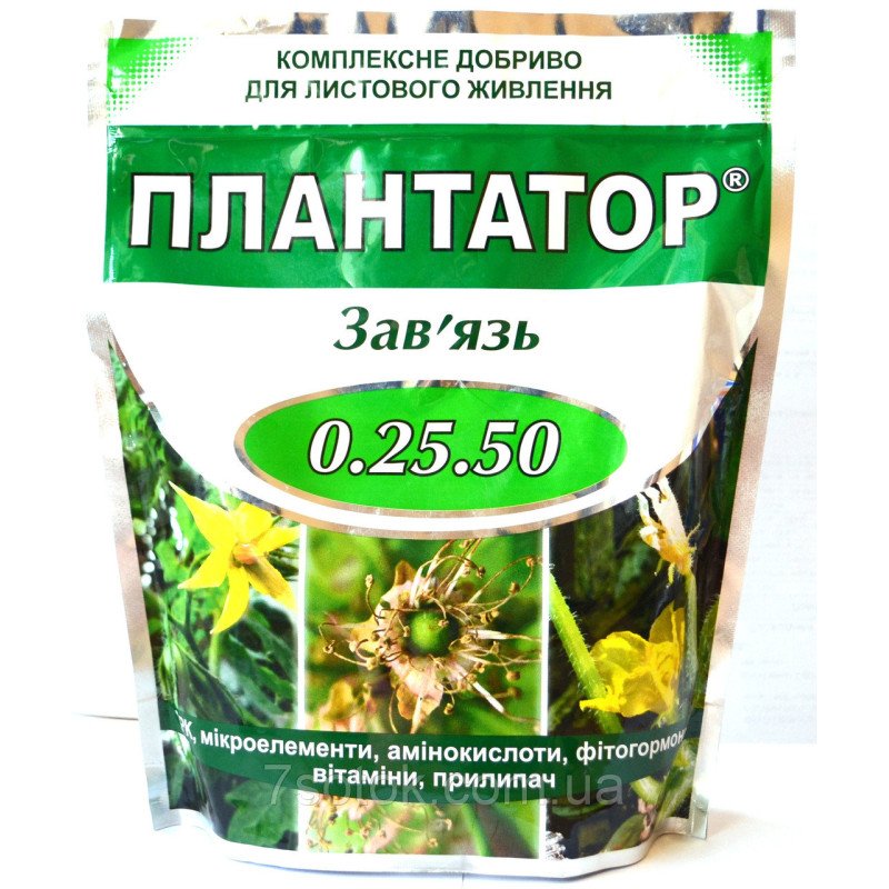 Добриво Плантатор, 1кг, зав'язь, NPK 0.25.50