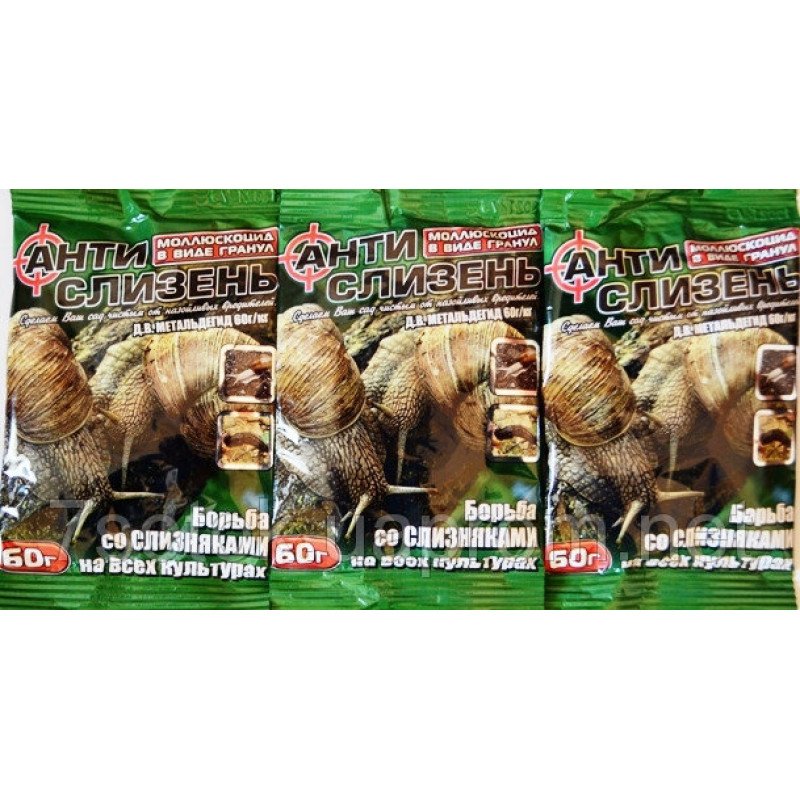 Інсектицид Антислизень, 60г